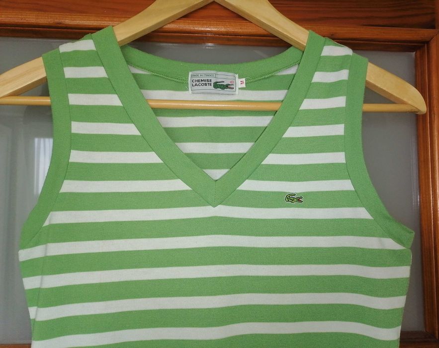 LACOSTE - Koszulka na ramiączkach M taliowana