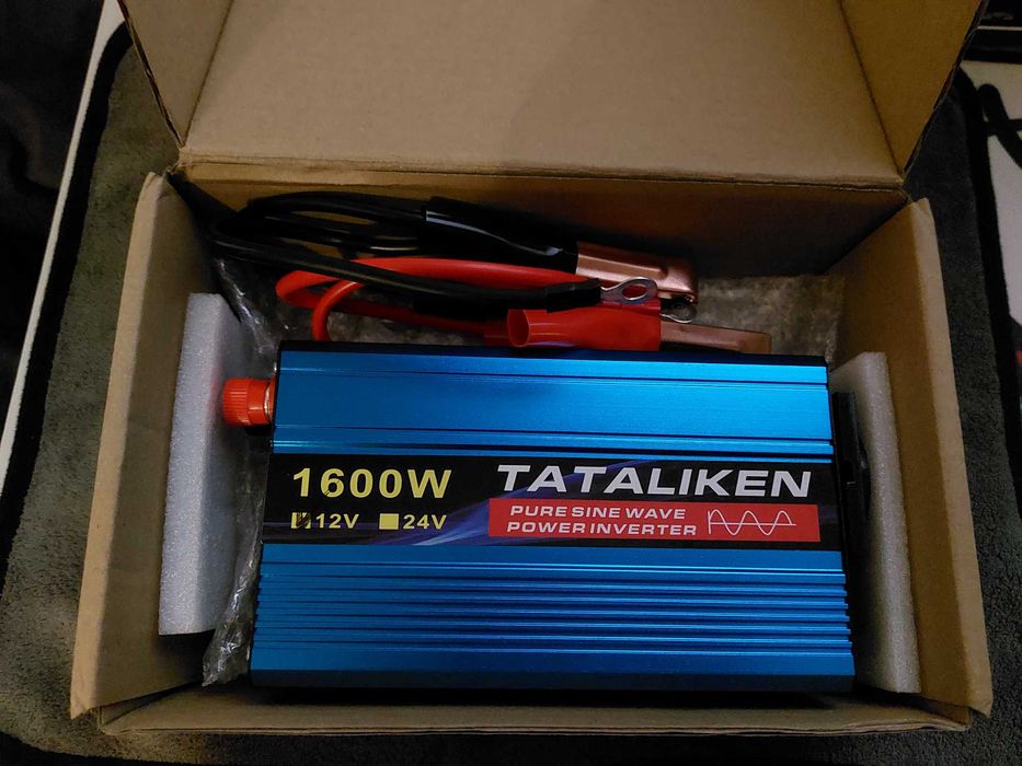 Інвертор для акумулятора з чистою синусоїдою, з 12v до 220v