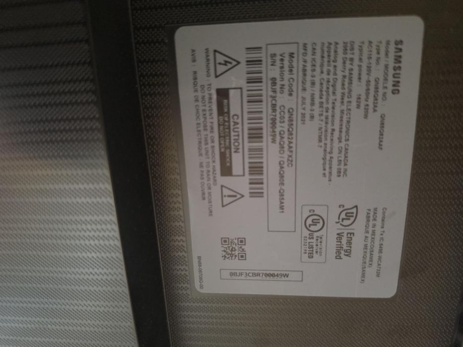 Samsung QLED 85polegadas