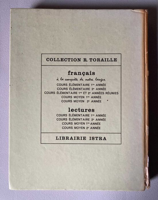 À la Conquête de Notre Langue - Livro Escolar Antigo