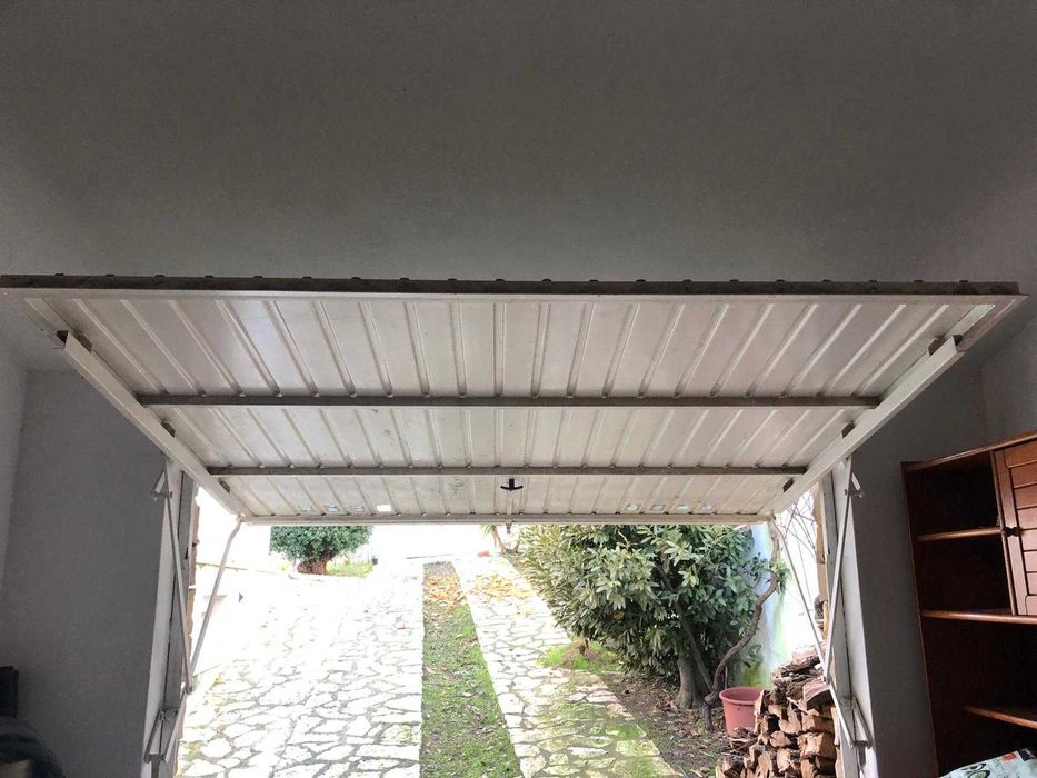 Portão de garagem basculante manual 2,52 x 2,20 m