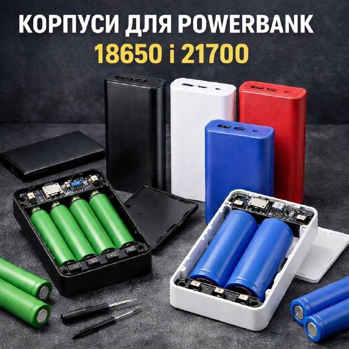 Корпус повербанка 18650 21700 PowerBank для самостійної збірки