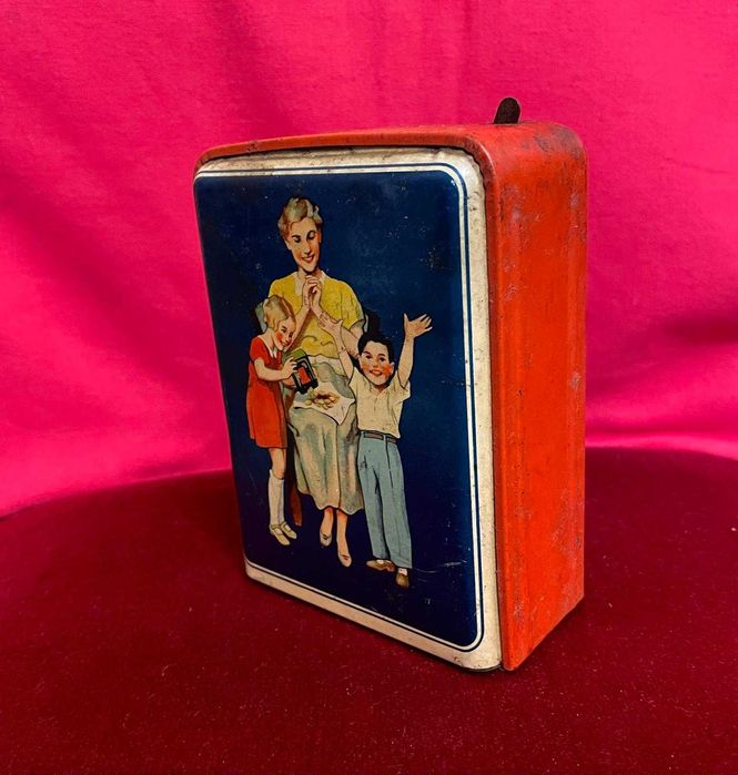 Mealheiro mecânico antigo GEOBRA – Alemanha pós-guerra