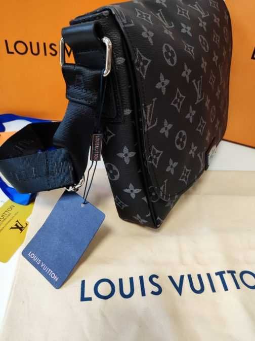 LOUIS VUITTON męska torba Listonoszka, skóra, Francja