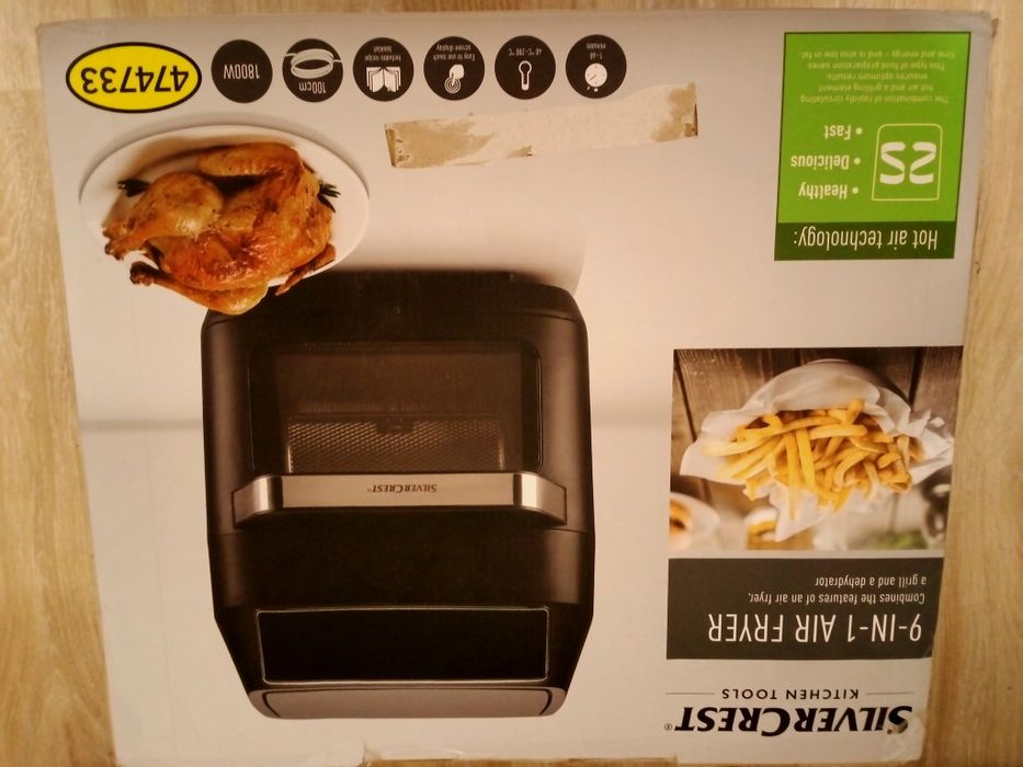 Frytkownica na gorące powietrze 9 w 1 Silver Crest
