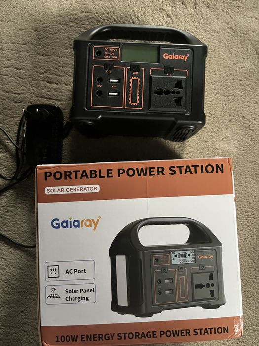 Stacja zasilania przenośna Gaiaray 100W kemping namiot powerbank