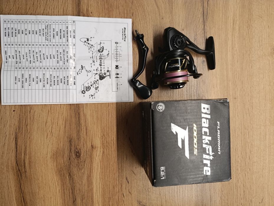 Спінінгове вудлище Flagman  Blackfire Area та Котушка Flagman BlackFire 1000S