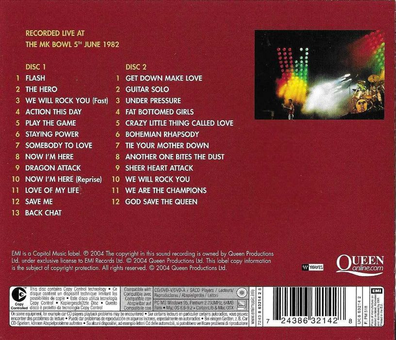 Queen - Queen On Fire: Live At The Bowl (2 CD)