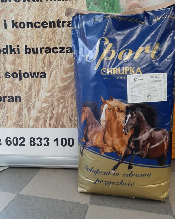 Pasza dla koni sportowych – Chrupka Koń Sport 20kg