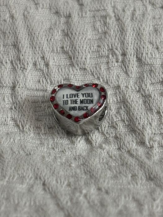 Peça compatível com pulseira pandora “I love you to the moon Back”