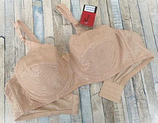 biustonosz półusztywniany 115/120C  beżowy  na fiszbinach