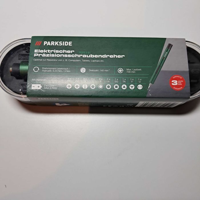 Електрична прецизійна викрутка Parkside
