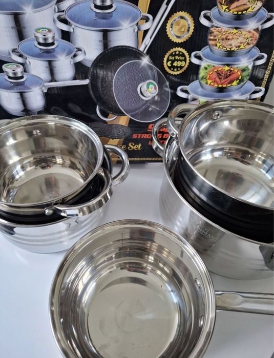 Кастрюлі з нержавіючої сталі