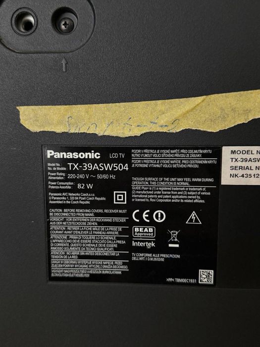 Телевізор Panasonic / 39″ / Full HD / Smart TV