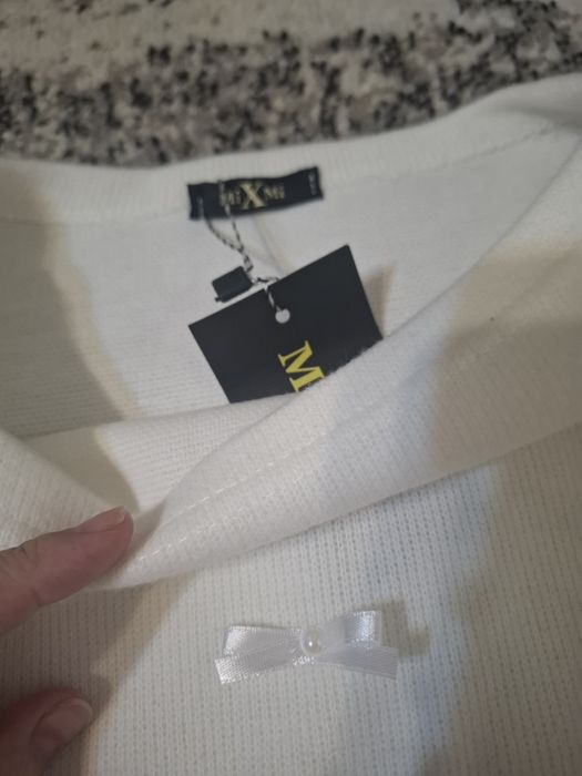 Платье ангора новое белое