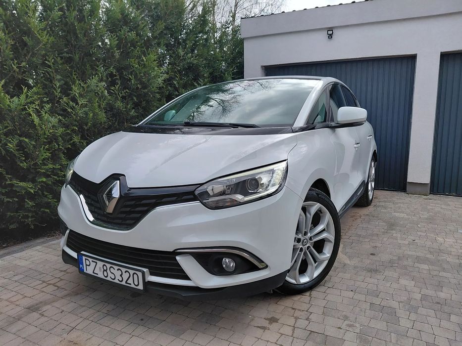 Renault Scenic LED Biała Perła Alu20 Nawigacja Keyless Go Bezwypadkowy ZAREJESTROWANY