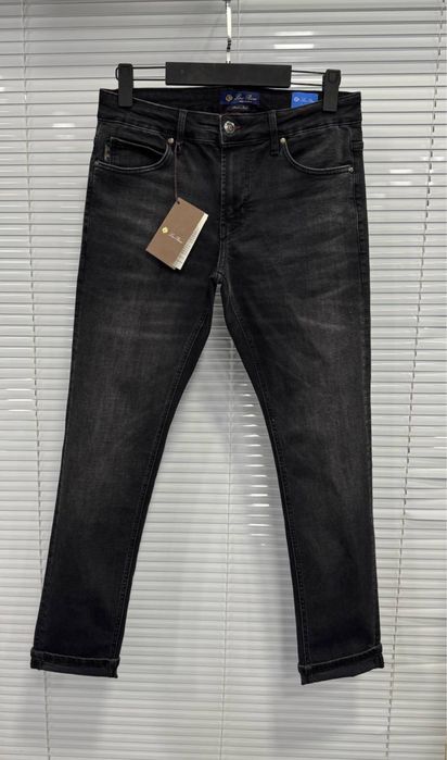 Джинси Loro Piana чорні чоловічі джинси лоро піана чорні чоловічі