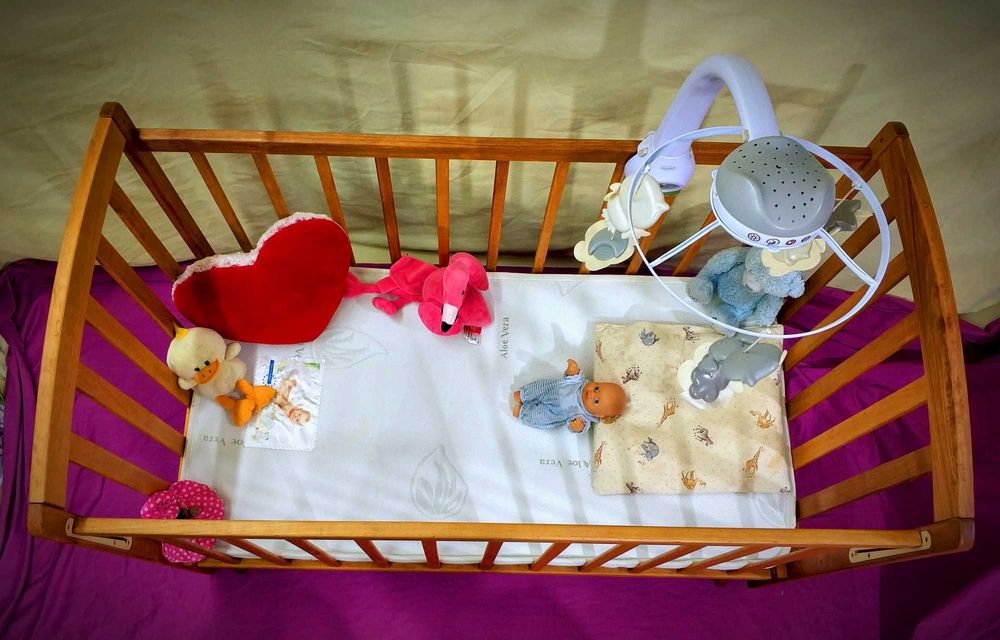 Матрац Aloe Vera 60х120х6 детский жёсткий с кокос.койрой чехол съемный