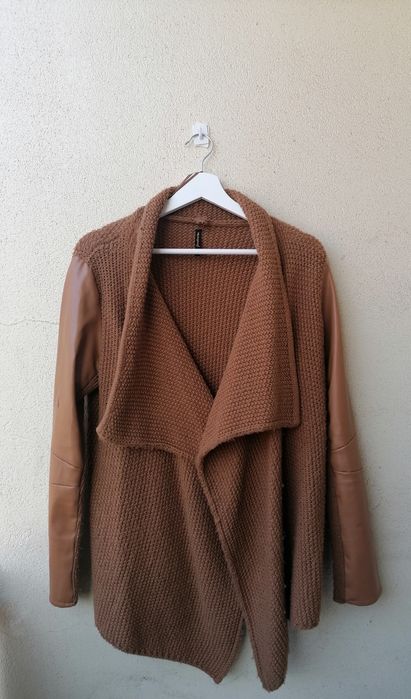 Casaco castanho camel