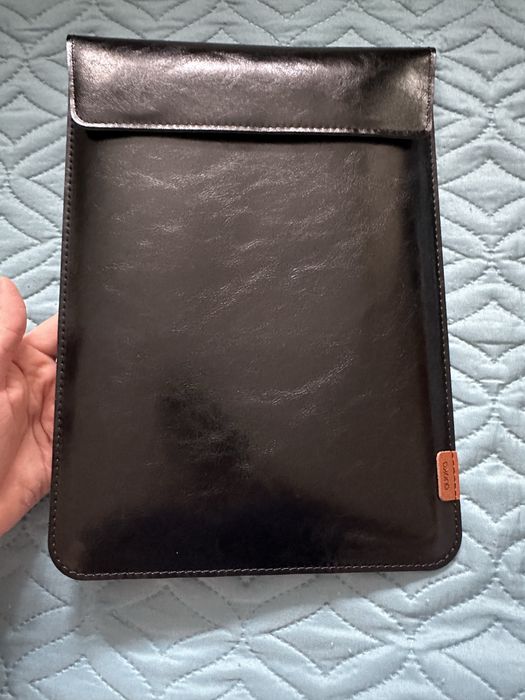 Кожаная сумка папка накладка для ноутбука, Macbook air pro
