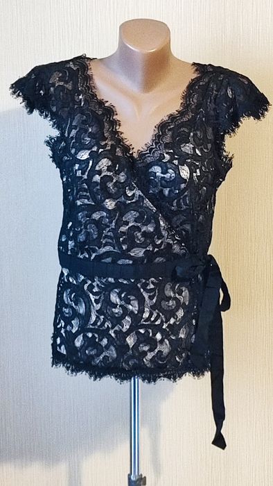 Кружевной топ от diane von furstenberg