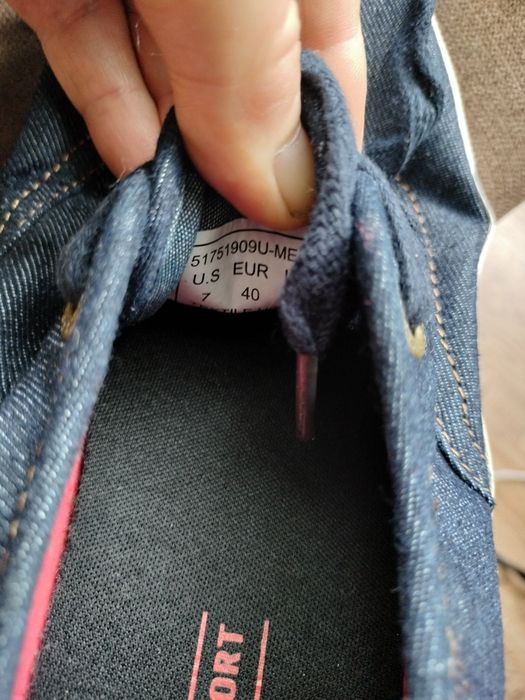 Trampki męskie jeansowe Lewis