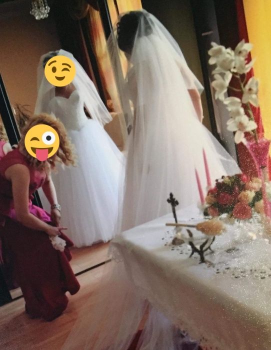 Suknia ślubna Princessa kamienie Swarovskiego