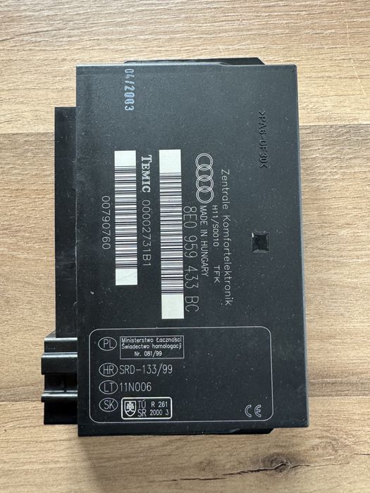 Moduł komfortu Audi A4 B6