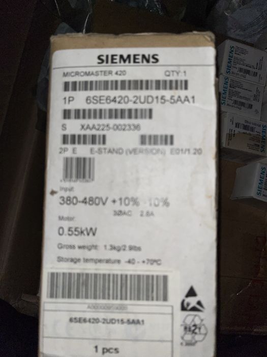 Перетворювач частоти Siemens micromaster 420 0,55кВт