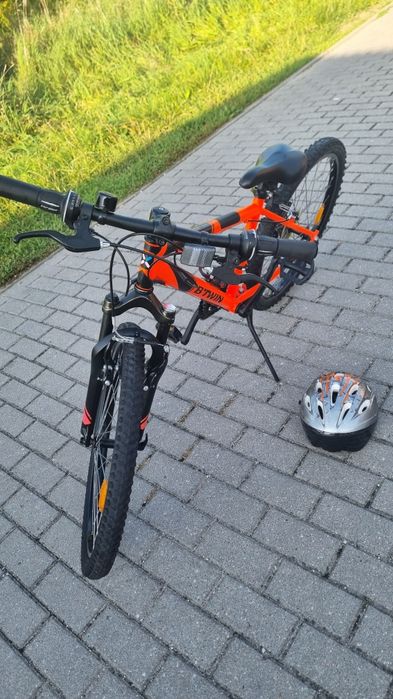 Rower dzieciecy B twin Rockrider 500,kola 24cale, bdb