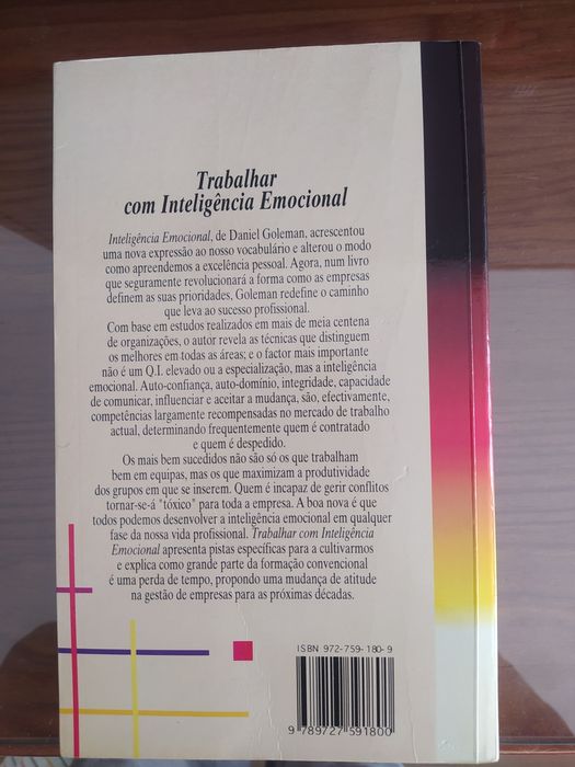 Livro Trabalhar com Inteligência emocional
