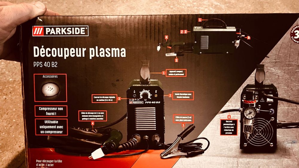 Cortador plasma parkside