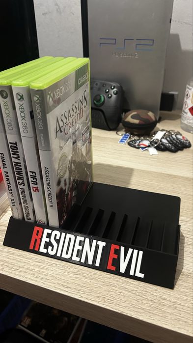 Suporte jogos/filmes resident Evil
