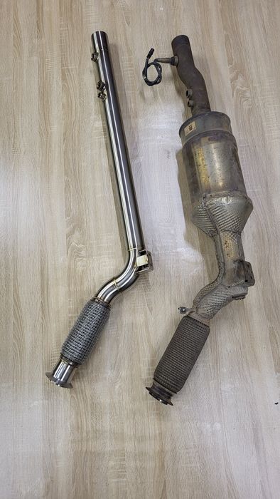 Даунпайп Downpipe Volkswagen Transporter Multivan T6 2.0 TDI