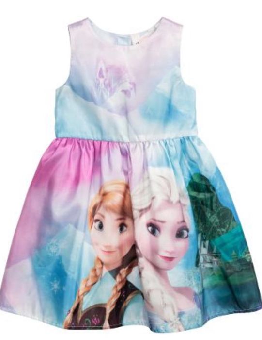 HM Sukienka Elsa, Elza, Kraina lodu, Frozen rozmiar 128