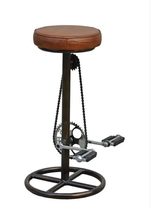 Hoker loftowy Cycle – skóra naturalna, industrialny