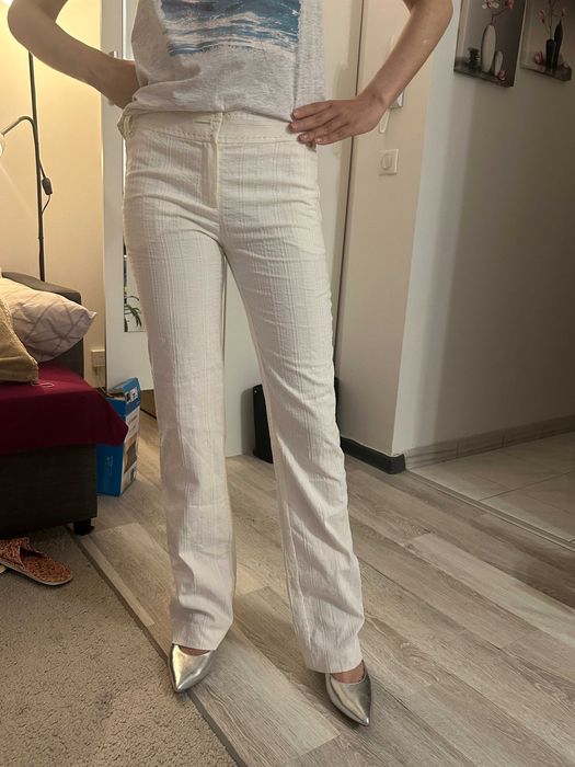 Білі штани MNG (Mango), розмір 36 – як нові