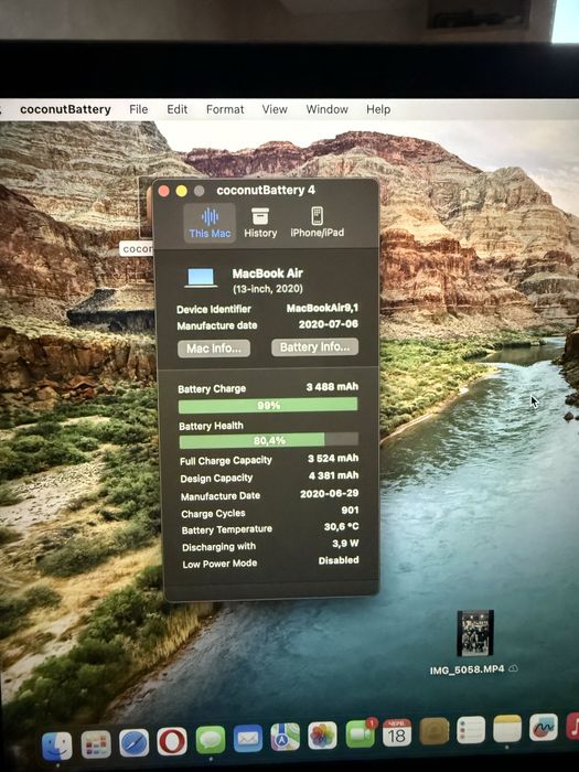 Продам  macbook air 2020 , 256gb