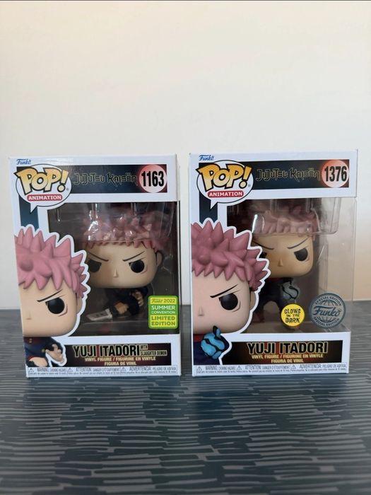 Pack de 2 funkos yuji itadori