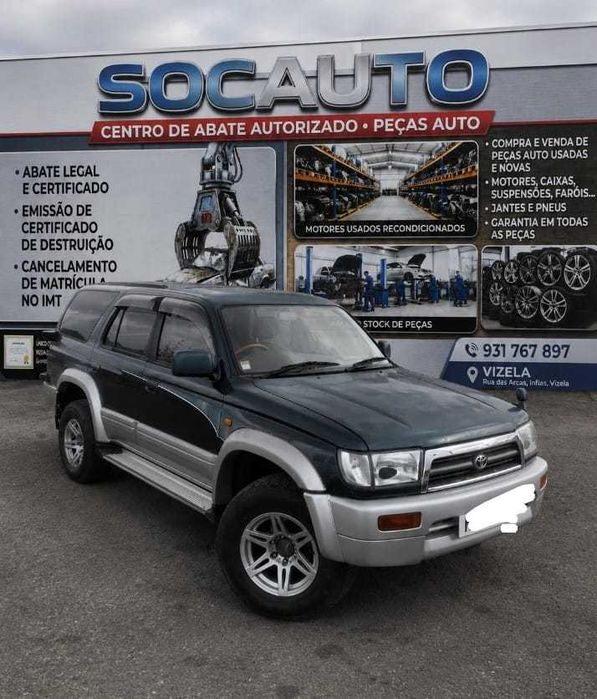 Toyota Hilux surf  Motor 3.0 KZT PARA PEÇAS