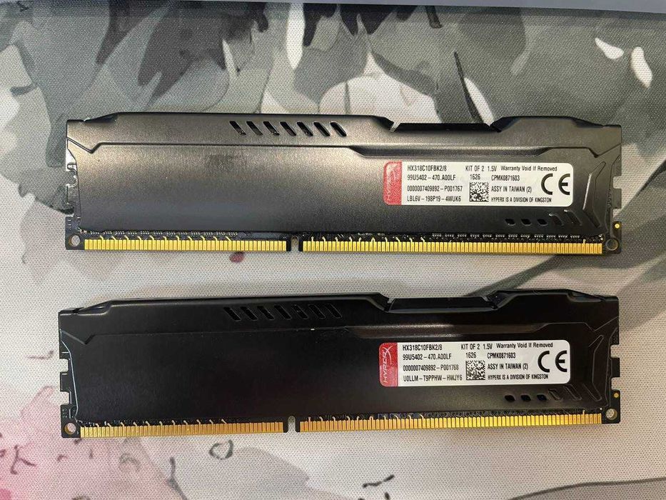 Оперативна пам'ять HyperX DDR3L 1866 8GB HX318C10FBK2/8 (2x4GB).