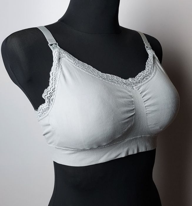 H&M_bezszwowy biustonosz do karmienia_L/90D