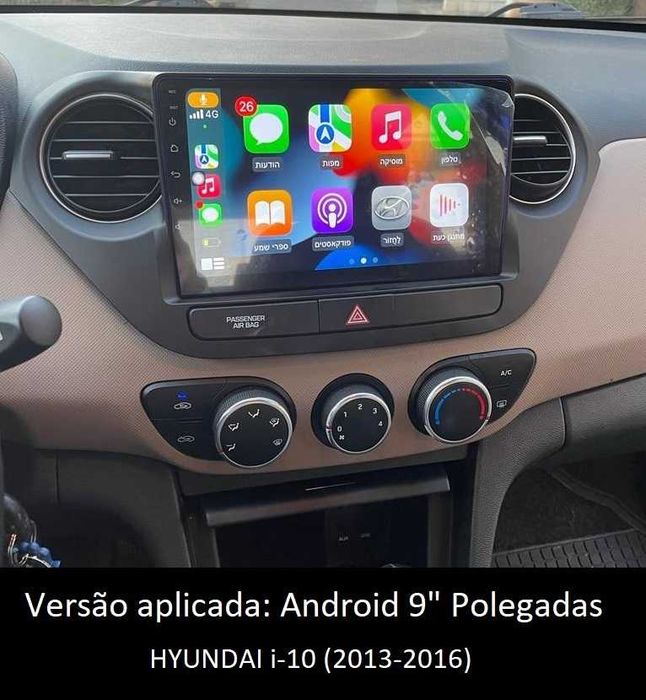 Rádio 2DIN • Hyundai i-10 • (2008 a 2016) • Android i10 [4+64GB]