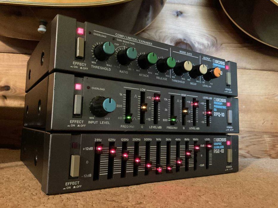 Компрессор графический и параметрический эквалайзер | Boss RCL RPQ RGE ...