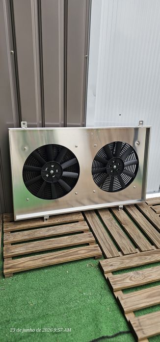 Suporte com 2 ventoinhas elétricas Patrol