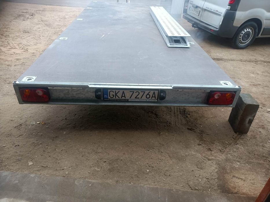 Przyczepa Ciężarowa plus najazdy, gwarancja