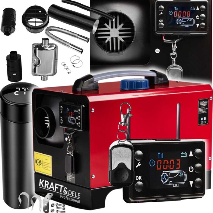 Nagrzewnica  POSTOJOWA OLEJOWA 'WEBASTO' 9KW 12/230V + KUBEK termiczny