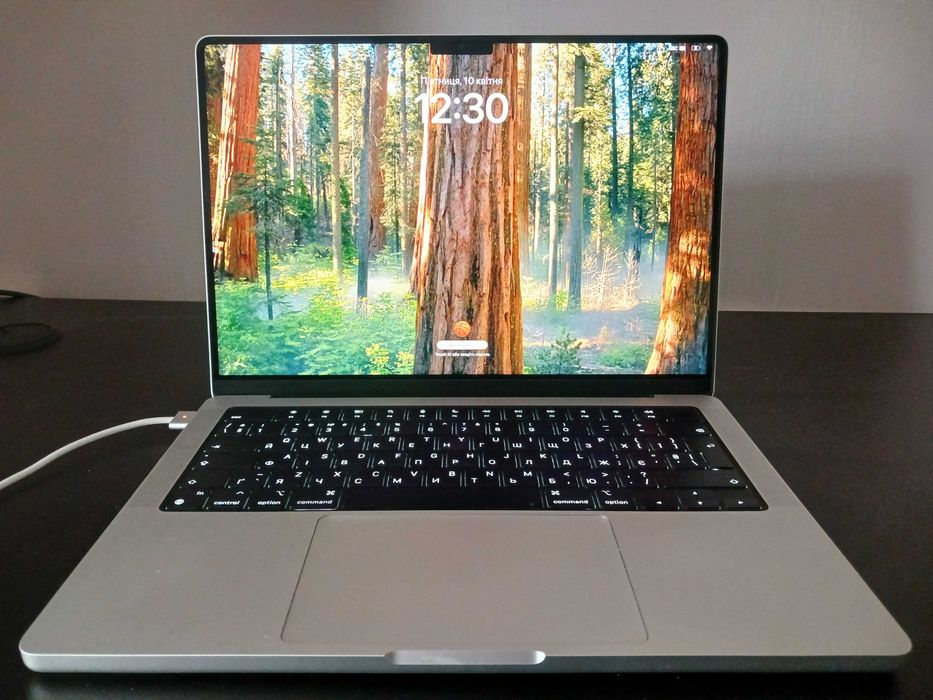 MacBook Pro 14 M3 Pro • ОФІЦІЙНИЙ (UA) • Чек Цитрус • 63 цикли