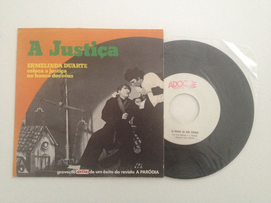 Disco vinil Ermelinda Duarte - A Justiça (7", EP)