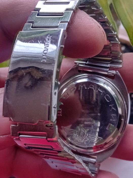 Часы хронограф Полет "Штурманские"  нержавеющей стали с браслетом СССР